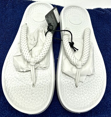 Allbirds Sugar Zeffer Blizzard White Womens Mens Flip Flops