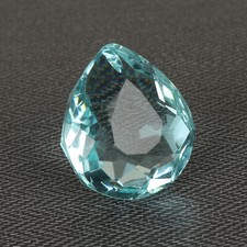 Large Blue Aquamarine 87.50ct Pear Facet Cut Loose Gem for Women Fashion Jewelry
