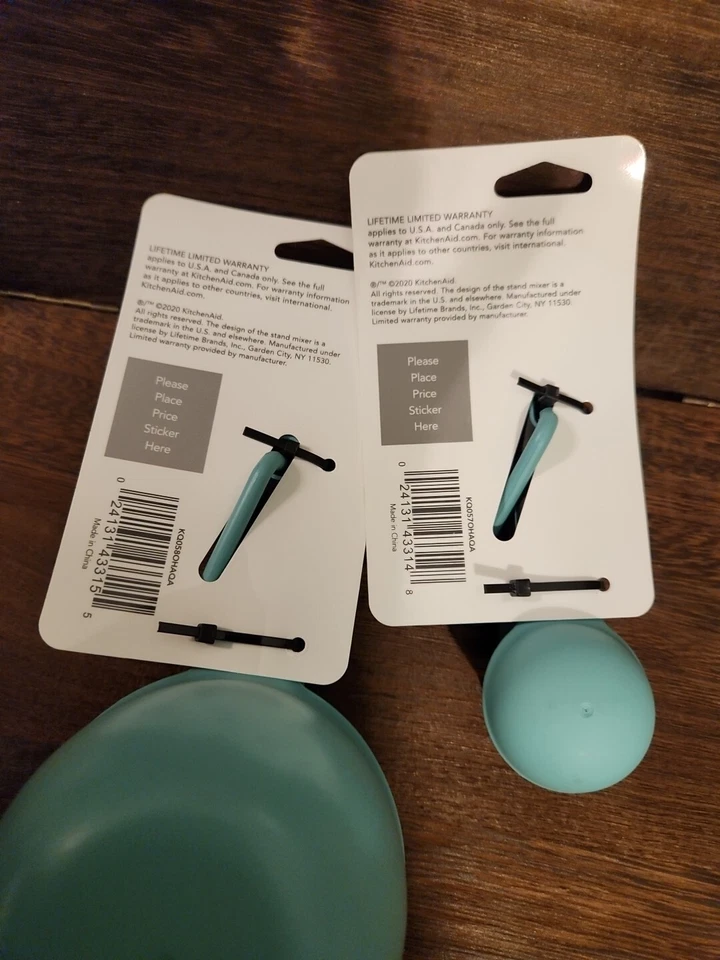 Kitchen Aid Aqua Sky 4 Measuring Cups & Set Of 5 Matching Spoon From 2020 New - Image 2 of 4