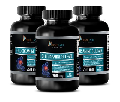 Glucosamine - GLUCOSAMINE SULFATE 882mg - Joint Health Supplement - 3 Bottles