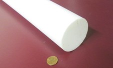 Teflon PTFE Virgin White Rod (2 1/4") 2.25" Diameter x 36" Long, 1 Unit Extruded