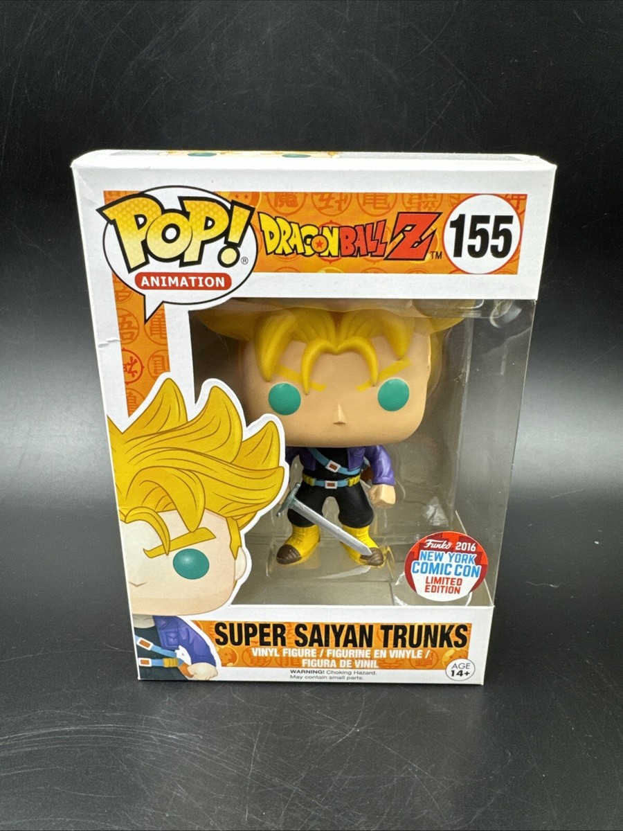 Funko Pop! Super Saiyan Trunks #155 NYCC Exclusive 2016 Dragon