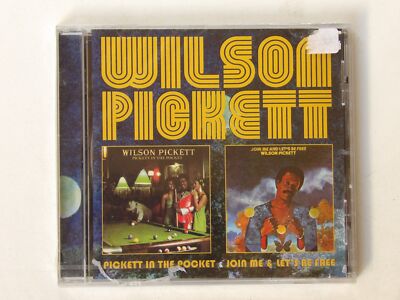 Wilson Pickett:  Pickett In The Pocket & Join Me And Let's Be Free SEALED  CD