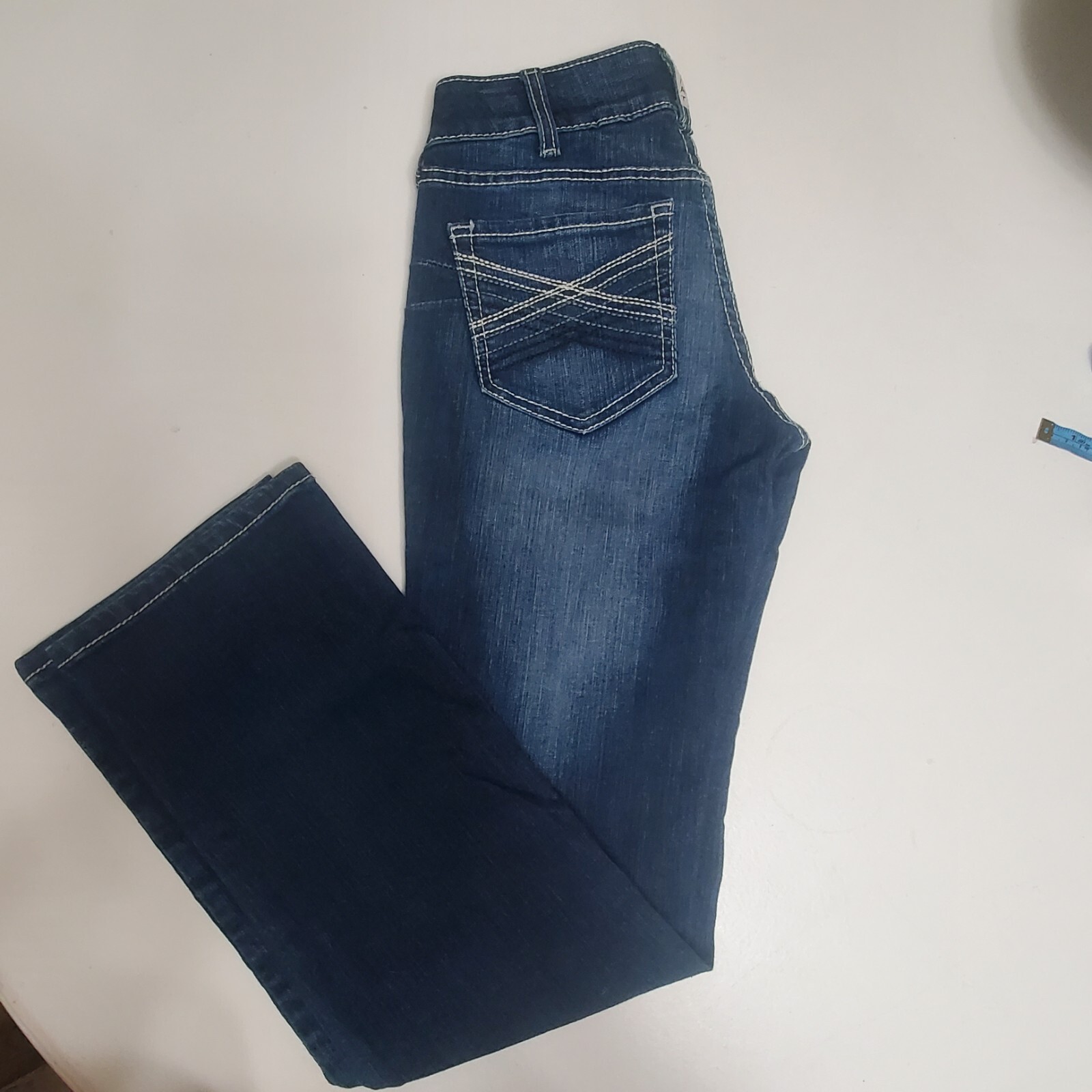 Women's R.E.A.L. Mid Rise Stretch Margot Stackable Straight Leg Jean Size 27