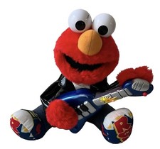 Sesame Street Elmo Rock Roll Singing Shaking Plays Guitar Plush Doll 34623 10