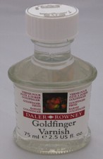 Goldfinger Firnis - butelka 75 ml Daler Rowney, lakier (nr 1024)