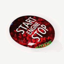 Mini R55 R56 R57 R58 R59 R60 R61 Rot Kohlefaser Start Stop Taste Abdeckung Gen 2