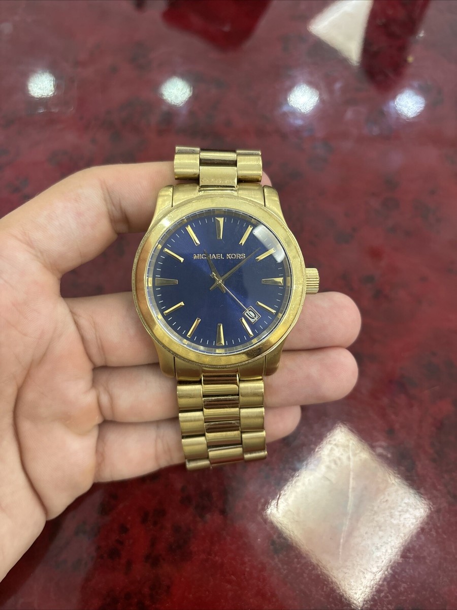 100% 14k Gold Michael Kors Watch Michael Kors MK-6078 Womens Gold Stainless Steel Chronograph  main image 4