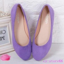 Womens Loafers Flat Round Toe Comfort Slip On Casual Shoes Flat Oxford New