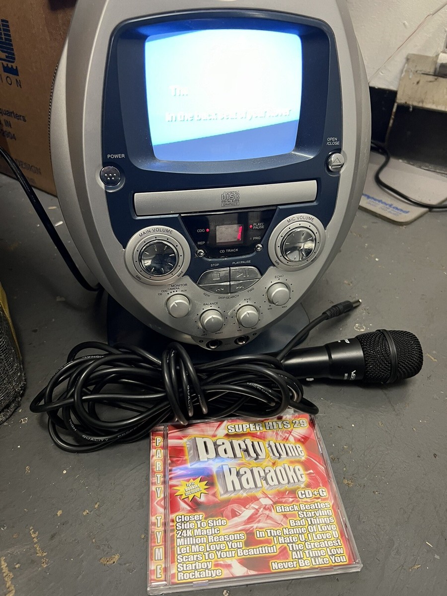 Memorex MKS8502 All-in-One CD+G CD & Graphics Karaoke Machine (C2