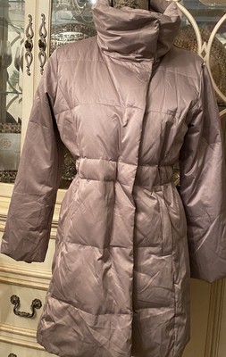 J.Jill Down Puffer Coat Jacket Tan Mid 