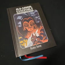 Old-School Essentials Classic Fantasy Rules Tome (Hardcover RPG Book) IDOL COVER