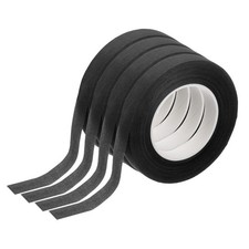 4 St&uuml;ck schwarzes Blumenband,1,27cm x 26,4 m,Floristen-Wickelklebeband