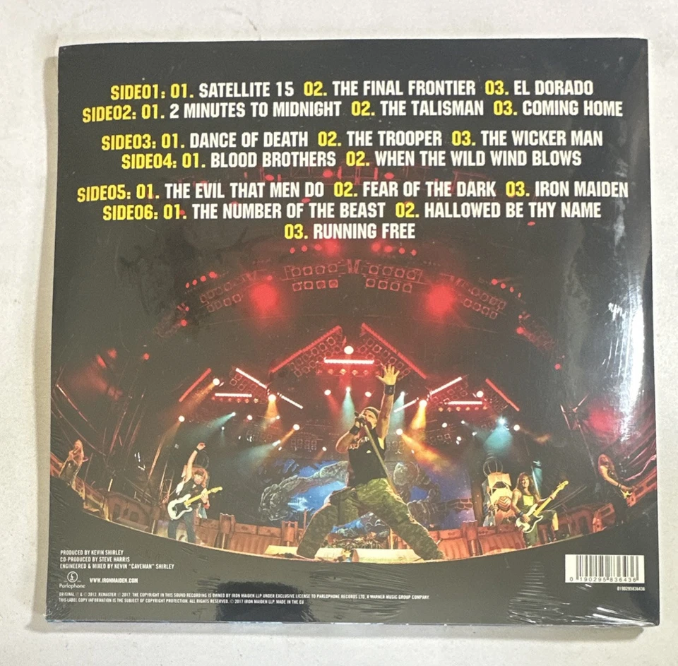 Iron Maiden ~ En Vivo! Triple Vinyl Lp Record Limited Edition NEW SEALED MINT - Image 3 of 4