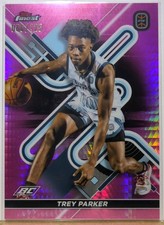 2023 Topps Finest OTE - Trey Parker #65 Pink Refractor /125 (RC) Cold Hearts