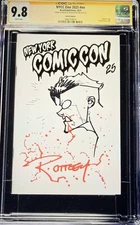 NYCC ZINE SIGNED BLOOD SIGNATURE AND REMARK BY RYAN OTTLEY. LTD 500 CGC 9.8 