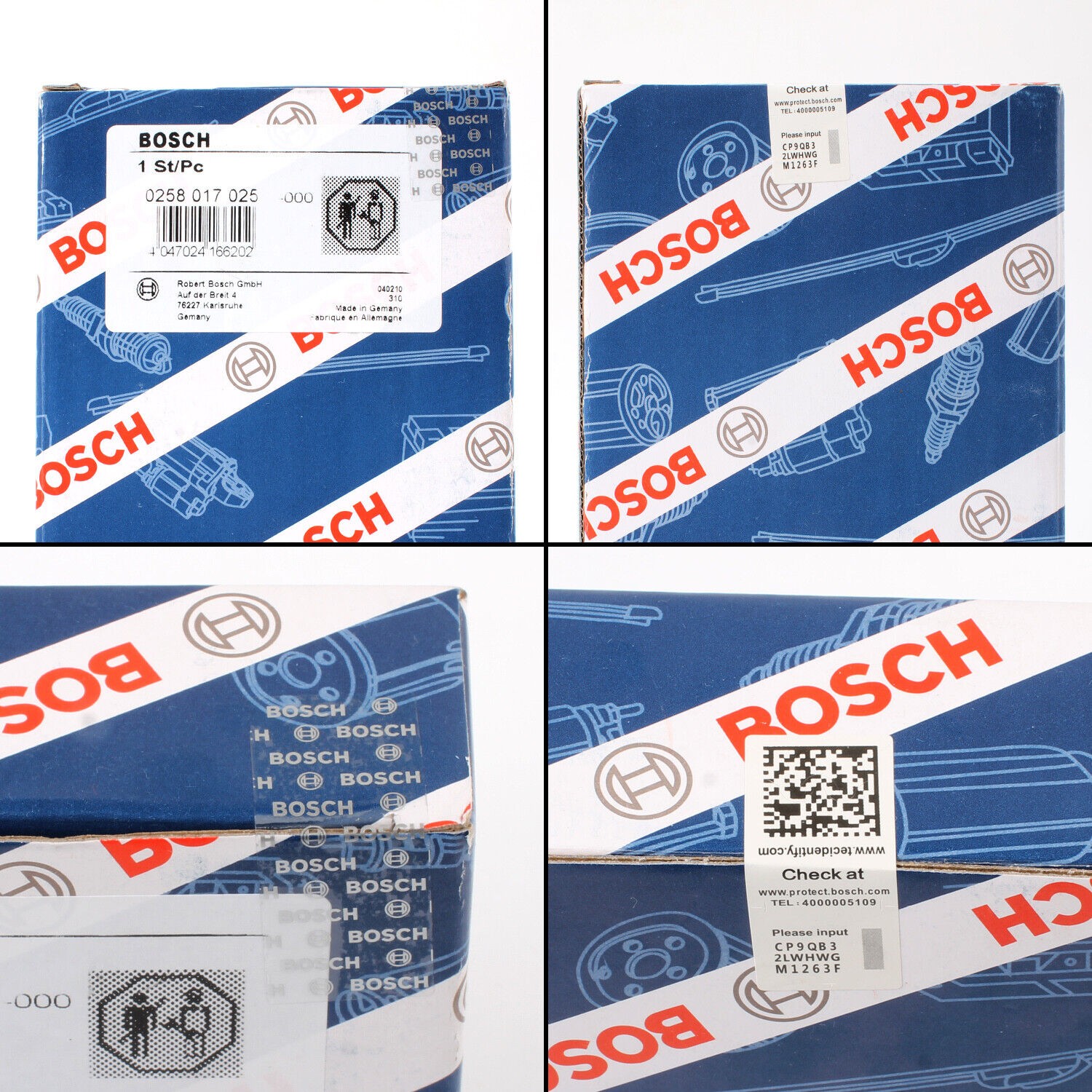 Bosch 0258017025 LSU4.9 O2 UEGO Wideband Oxygen Sensor For PLX AEM# 30-2004