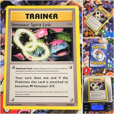 Pokemon Venusaur Spirit Link   Pokemon Evolution 2016 Tgc Og Card Trainer 