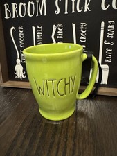 Rae Dunn Artisan Collection Halloween "Witchy" Green  2024
