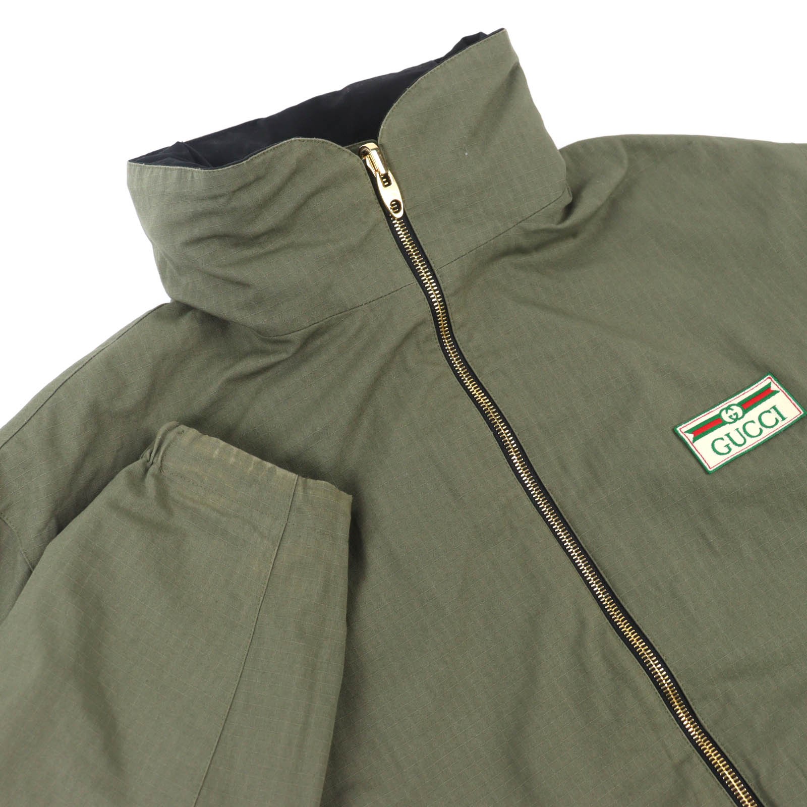 Very Good GUCCI Jacket Interlocking Web Stripe Re… - image 6