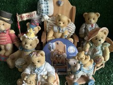    Vintage Cherished Teddies Lot Amelia Bruno Lanny Mother  s Love Mayor
