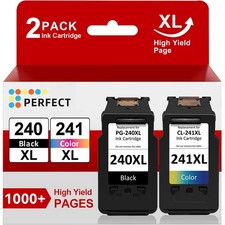 XL Ink Cartridges PG-240XL CL-241XL for Canon PIXMA MG3600 MX472 MX452 Printer