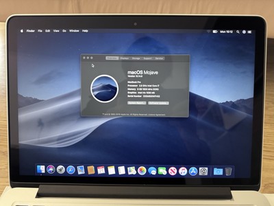 MacBook Pro 13 Inch Laptop Late 2013 i7 2.8GHz 8GB Ram 512GB