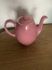 Pink Mid 20th Century Coffee Pot with Lid - Original Retro Vintage