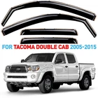 Rain Guards Vent Visors Shade for 2005-2015 Toyota Tacoma Double Cab