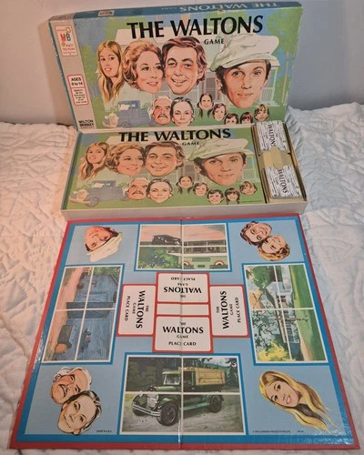 THE WALTONS Vintage Board Game 1974 Milton Bradley 4407-X Complete 42 Cards USA