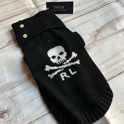 Polo Ralph Lauren schwarzer Hundepullover Hundebekleidung Größe S/M unbenutzt...