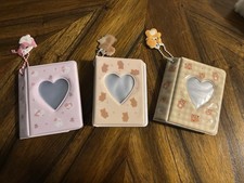 Set of 3 Mini K-Pop Photocard Binders / Albums   Empty   Cute  Compact