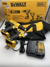 DEWALT 20V MAX Cordless Drill Impact Driver Kit 2 Batteries DCK240C2