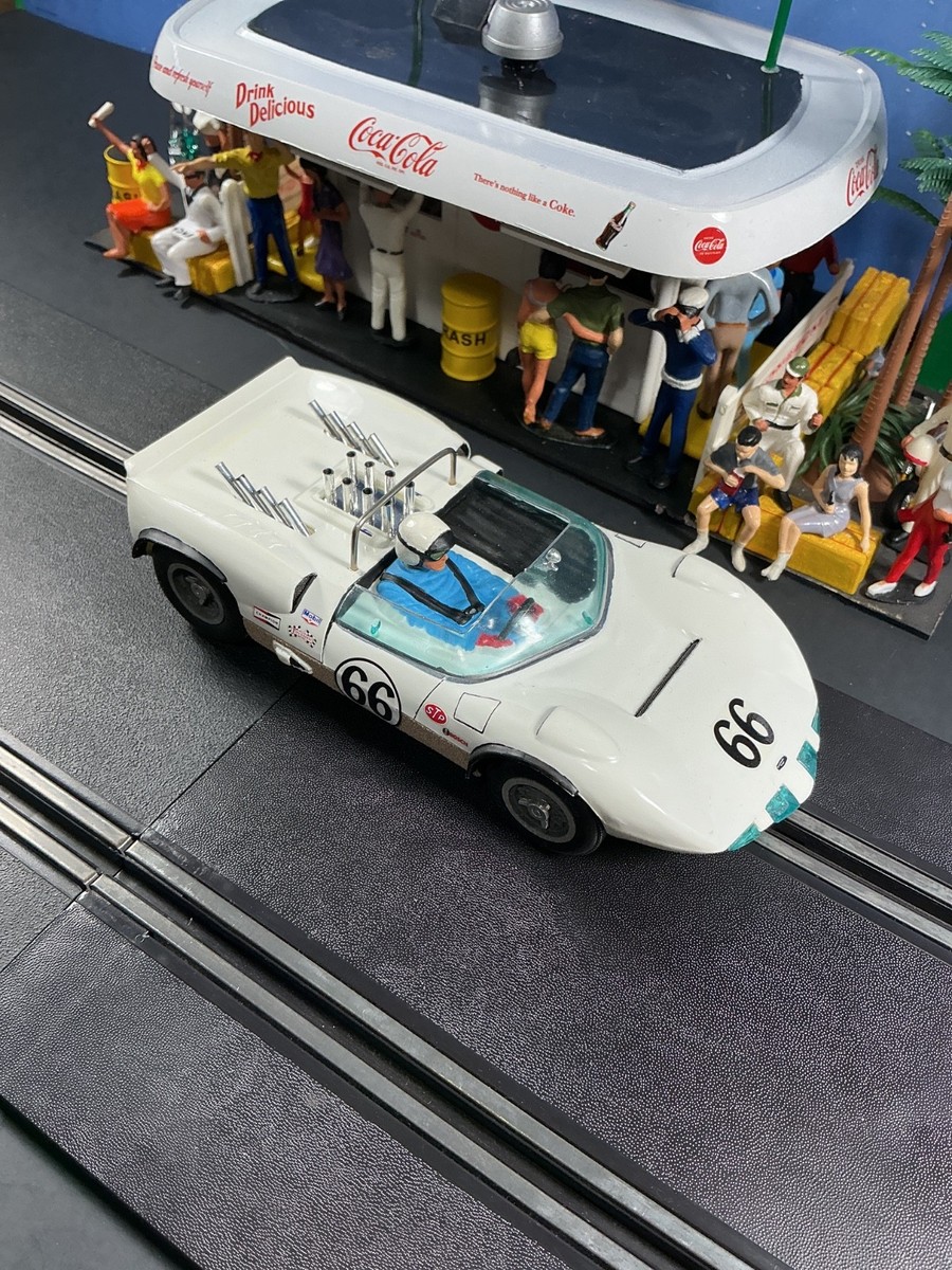 Built 1/24 scale Strombecker Chaparral 2 Slot Car Cox wheels