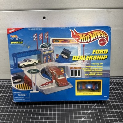 1996 Mattel Hot Wheels World Ford Dealership Set 65695 for sale