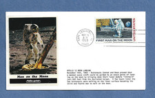 APOLLO 12 ALLUNAGGIO 19 NOVEMBRE 1969 MANTELLO STAMPA FOLIO MANTELLO SPACE COVER NASA