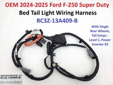 2024-2025 Ford F-250 Super Duty Bed Tail Light Wiring Harness Oem Rc3z-13a409-b 2024-2025 Ford F-250 Super Duty Bed Tail Light Wiring Harness Oem Rc3z-13a409-b