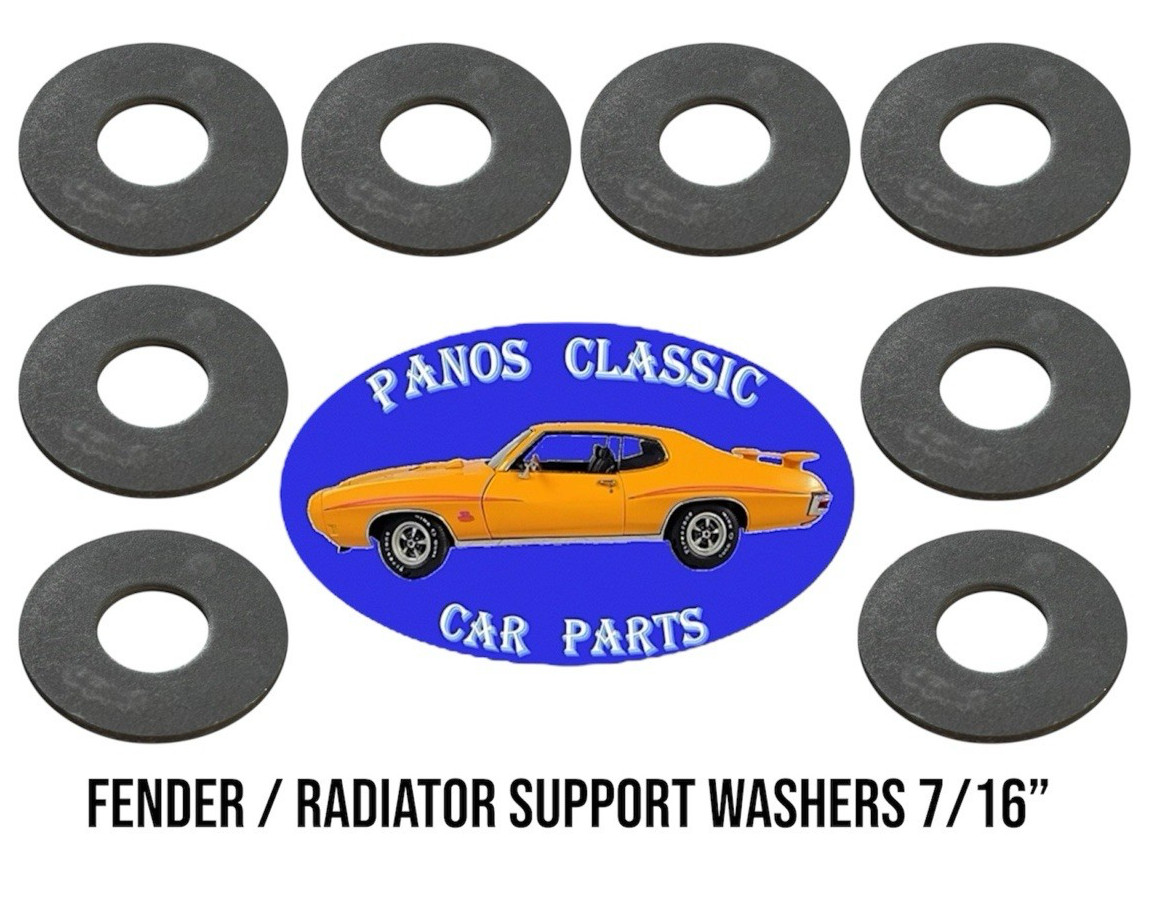 Fender Radiator Support Washers 7/16" ID x 1.250" Outside Diameter 8pc Set #583