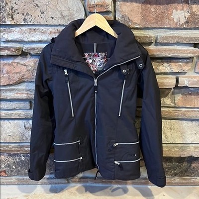 Burton DryRide Y2K Black Waterproof Insulated Snowboard Ski Jacket