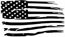 Vinyl Graphic Distressed American Flag Tattered Ripped Torn Sizes Colors 2 Vinyl Graphic Distressed American Flag Tattered Ripped Torn Sizes Colors 2