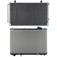 Aluminum A/C Radiator & AC Condenser Cooling Kit for 2001-2007 Toyota Highlander