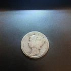 1924 D Mercury (Winged Liberty Head) Dime Circulated 6.i million minted