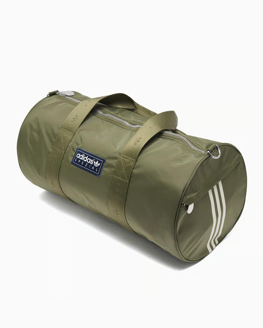 adidas spzl ボディバック spezial adidas Spezial SPZL Army Green Duffle Retro Classic Originals Logo