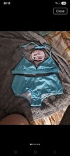Brand New Stunning Sky Blue 2-Piece Bikini Set Size 12