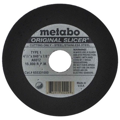 Slicer Cut Off Wheel 4-1/2'' X .040 Of 100