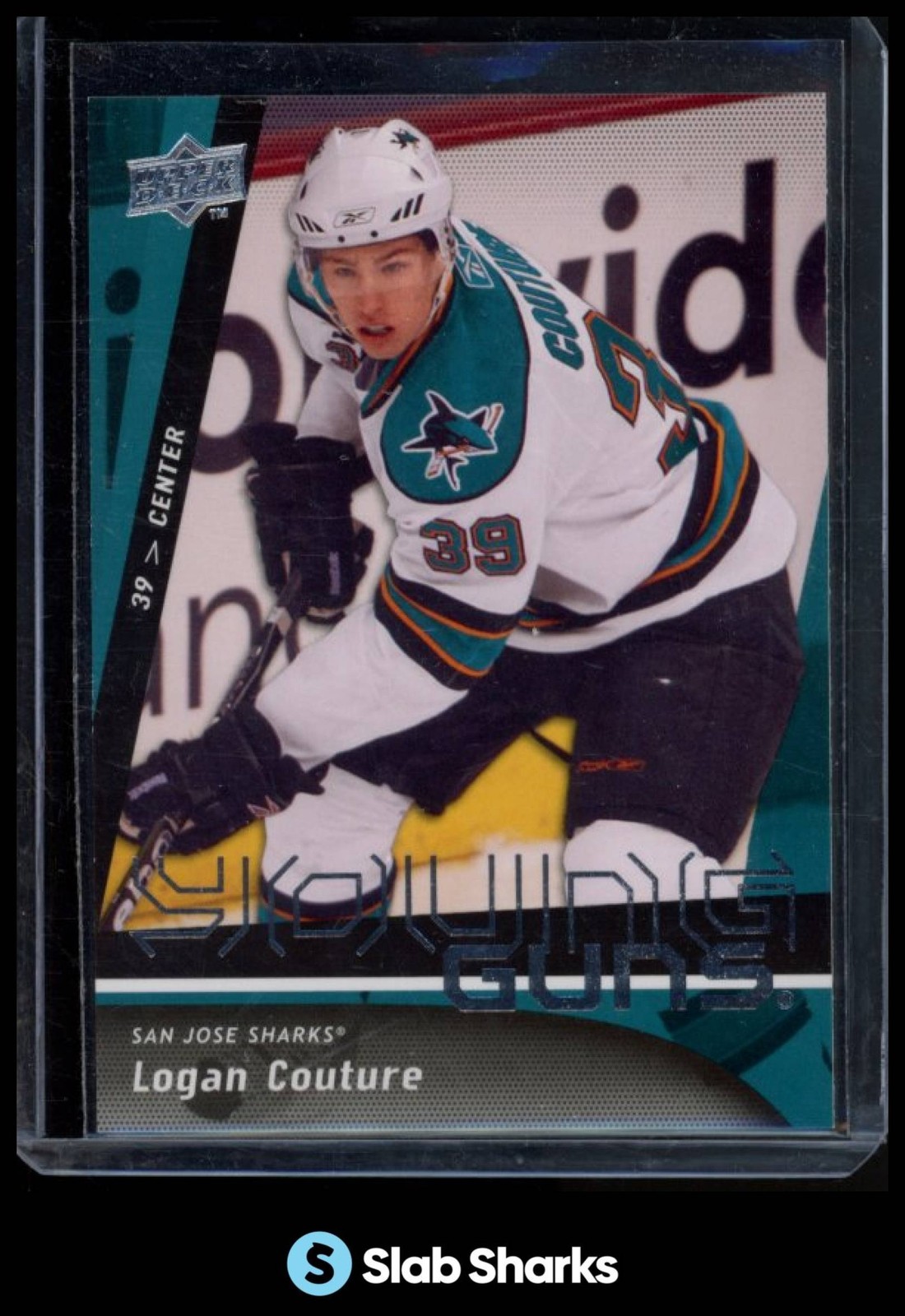 2009 UPPER DECK - YOUNG GUNS LOGAN COUTURE #487 - SAN JOSE SHARKS