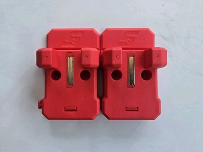 2Pcs Snap On Tools RED Flex Pry Bar Holder Magnetic FLEXPBARHLDR