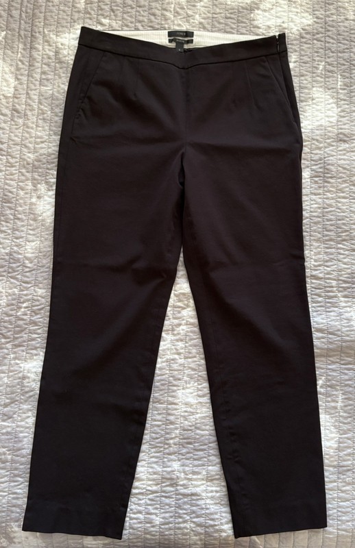 J.Crew Martie Women's Pants  Stretch Black Size 6