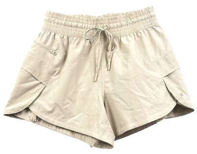 Layer 8 Utility Athletic Women s Small Beige Hiking Utility Pocket Trail Shorts