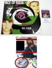 Jenny Berggren signed ACE OF BASE "THE SIGN" 12X12 Photo EXACT PROOF a JSA COA